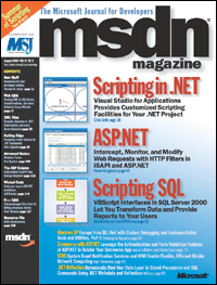 MSDN Magazine August 2002 issue